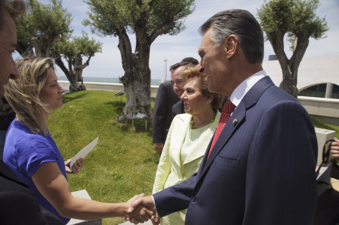 Certificação de oliveiras da Fundação Champalimaud. Foto gentilmente cedida por Luís Filipe Catarino/Presidência da República.